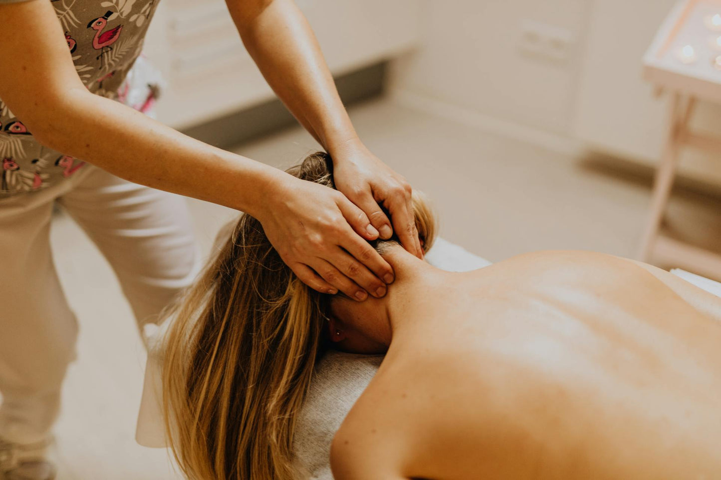 Migräne Prävention Massage